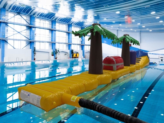 Không thấm nước hàn Chạy chướng ngại vật Chơi trò chơi nước 13.8M Pirates Treasure Pool Chạy nước sâu bơm