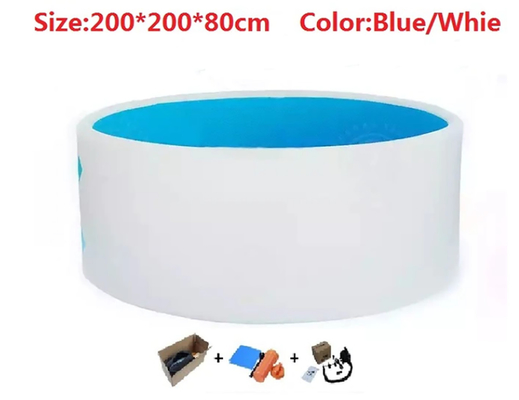 Phòng sau mùa hè PVC trẻ em Thả khâu bể bơi lớn trên mặt đất bồn tắm nước nóng Spa ngoài trời Massage Spa