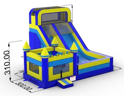 Căn hộ Commercial Bounce House With Slide Combo House Hậu cổng Phòng trẻ em Tiệc tùng