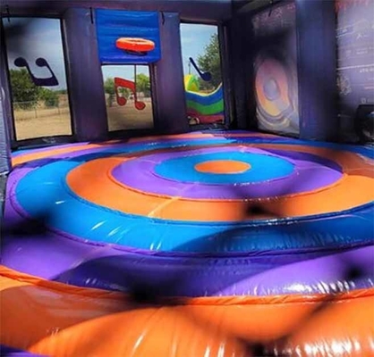 PVC Outdoor Inflatable Boom Box Bounce House Disco Dome Bounce Castle Cho sự kiện tiệc