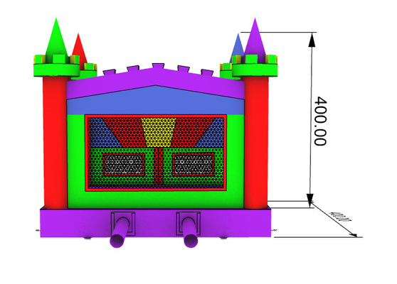 Logo tùy chỉnh in 13ft Castle Bounce House Thương mại Người lớn Trẻ em Nhảy