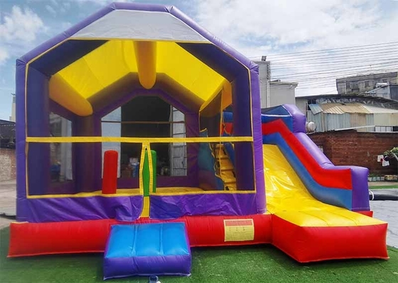 Ưu tiên trẻ em Bounce House với Slide & Basketball Hoop Combo