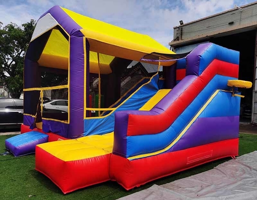 Ưu tiên trẻ em Bounce House với Slide & Basketball Hoop Combo