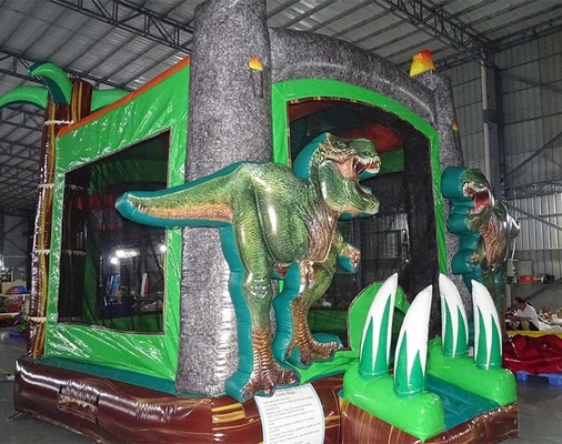 Ưu tiên Thẻ Nhạc Tự Thuật PVC Dinosaur Bounce House Cho Trẻ