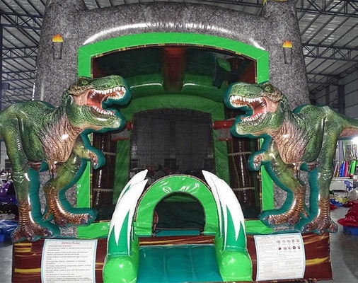 Ưu tiên Thẻ Nhạc Tự Thuật PVC Dinosaur Bounce House Cho Trẻ