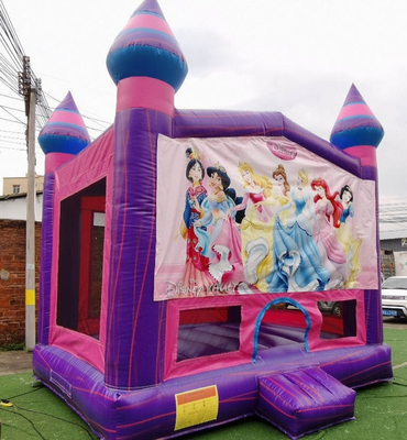 Free Design Princess Bounce House For Sale Lâu đài nhảy thương mại