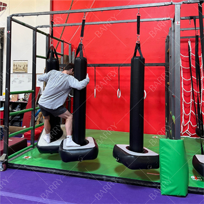 Trampoline bơm lên Parkour Courts G2N Air Piston Airbox Parkout Airblocks Cho Đào tạo