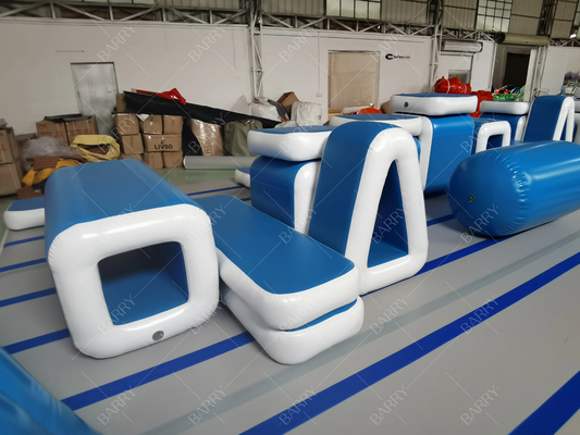 Đường đua khí bơm Đường đua thể thao Tumbling Cho thể dục thể dục Ninja Warrior Adult Đường đua chướng ngại vật Parkour Air Track