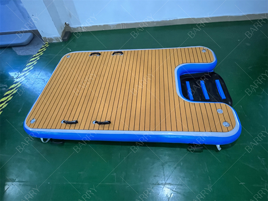 Đường dốc thú cưng có thể điều chỉnh màu gỗ Đường dốc chó di động có thể gập cho hồ và hồ bơi