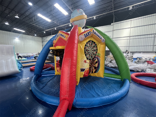 Thế giới lớn của thể thao Inflatable Carnival Games 3/4/5 In 1 Outdoor Inflatable Games