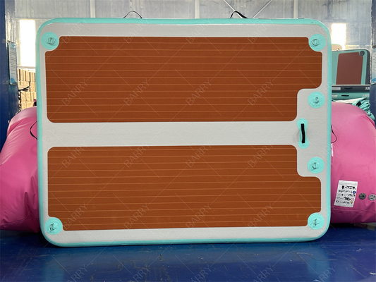 2.4×1.8x0.15m Dropstitch Boat Inflatable Jet Ski Dock Water Floating Swimming Mat Đảo
