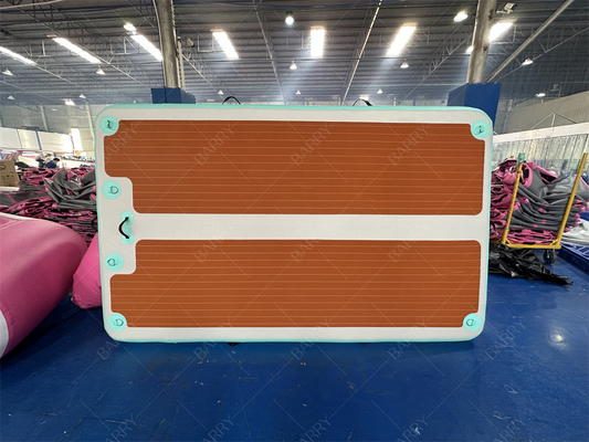3 × 1,8 × 0,15m Kích thước tùy chỉnh Màu sắc có sẵn Bến tàu nổi bơm cho du thuyền giải trí
