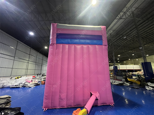 8.4x3.6x6m Custom Jumper Bouncy Kids Pink Princess Bánh trượt nước bơm cho bữa tiệc