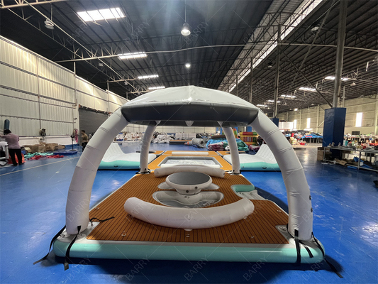 Thương mại Yacht bơm nổi nền tảng đảo thuyền bến tàu bơi nhà thuyền bơm