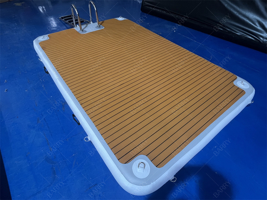 Thép không gỉ thang 3x2x0.2m bơm Jet Ski Dock Pontoon cho bãi đậu thuyền