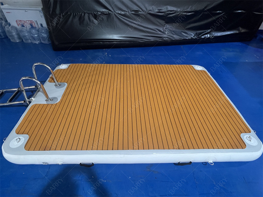 Thép không gỉ thang 3x2x0.2m bơm Jet Ski Dock Pontoon cho bãi đậu thuyền