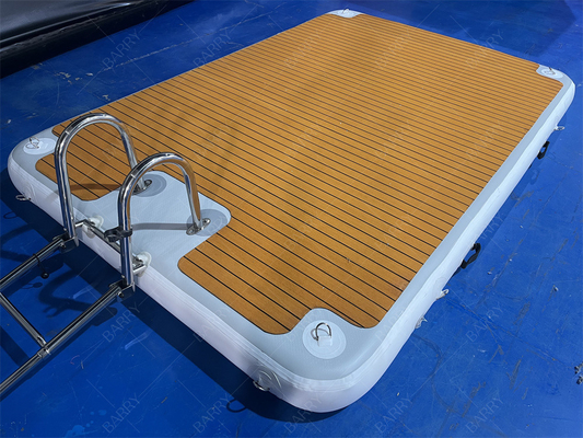 Thép không gỉ thang 3x2x0.2m bơm Jet Ski Dock Pontoon cho bãi đậu thuyền