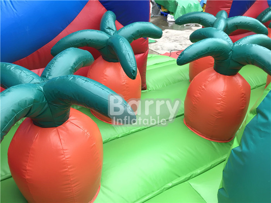 Công viên giải trí bơm hơi House Jump Bounce Land Double Stitching
