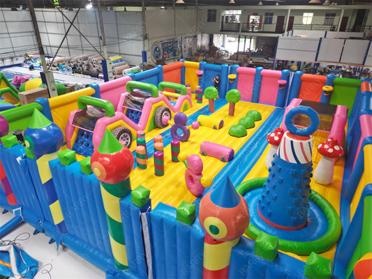 Custom World'S Biggest Kids Indoor Bounce House Công viên giải trí sân chơi hơi