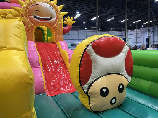 Sở thú thú nghiêm túc gấu thỏ trẻ nhỏ Bouncy Castle Công viên giải trí Fun City cho trẻ em
