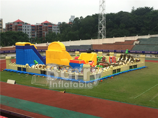 1600m2 Công viên giải trí nổi lớn nhất thế giới Dinosaurs trong nhà ngoài trời Nhảy lớn với trò chơi thể thao