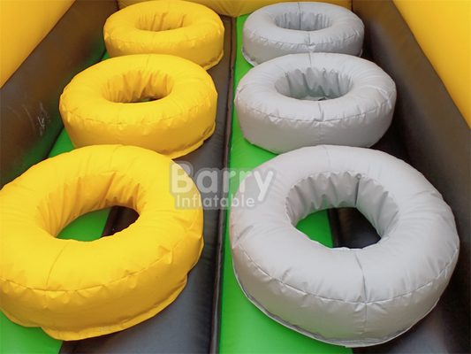 Nước Giant ngoài trời khô bơm công viên giải trí quốc gia trong nhà Big Bounce House với lau ra trò chơi trượt leo tường