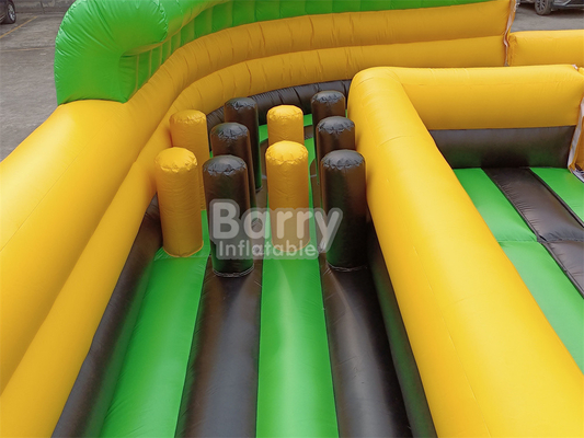 Nước Giant ngoài trời khô bơm công viên giải trí quốc gia trong nhà Big Bounce House với lau ra trò chơi trượt leo tường