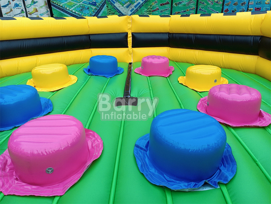 Nước Giant ngoài trời khô bơm công viên giải trí quốc gia trong nhà Big Bounce House với lau ra trò chơi trượt leo tường
