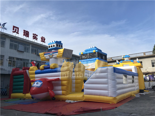 Super Wings Bounce Playground Công viên giải trí phim hoạt hình khu vực chơi đầy hơi trong nhà