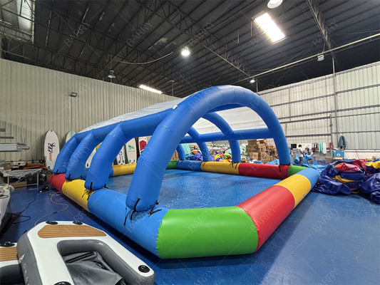 Bể bơi hơi cho trẻ em với vỏ PVC 10x8x3.5ft