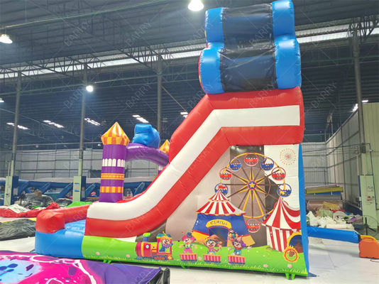 Joker Chủ đề Bánh xe khổng lồ Slide bơm 6x4M Màu tùy chỉnh