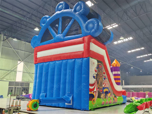 Joker Chủ đề Bánh xe khổng lồ Slide bơm 6x4M Màu tùy chỉnh