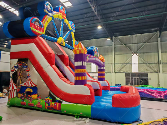 Joker Chủ đề Bánh xe khổng lồ Slide bơm 6x4M Màu tùy chỉnh