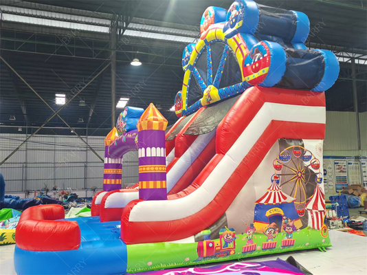Joker Chủ đề Bánh xe khổng lồ Slide bơm 6x4M Màu tùy chỉnh