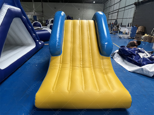 Lake Inflatable Water Tower Climbing Slide, Factory Direct Selling Inflatable Floating Water Slide Cho Công viên Nước