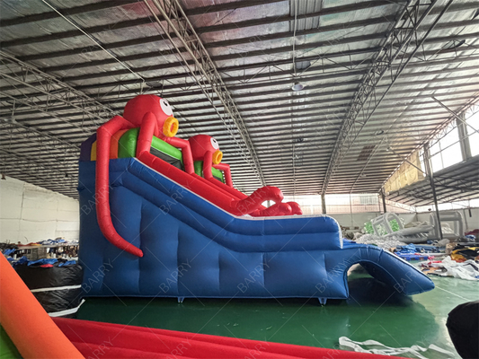Sea World Theme Bạch tuộc Bể bơi bơm, Bãi trượt bơm cho hồ bơi sân sau công viên nước