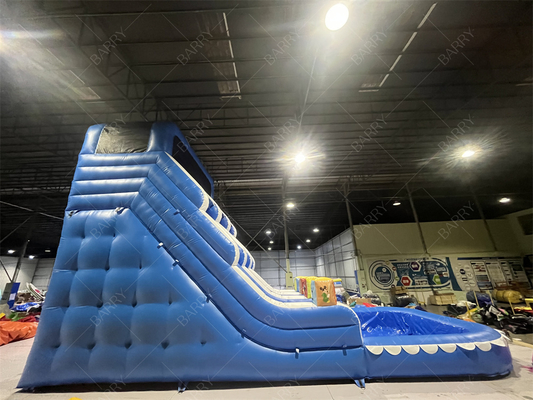 Công viên giải trí ngoài trời vườn Big Kid Bánh trượt nước bơm đôi cho thanh thiếu niên sân sau