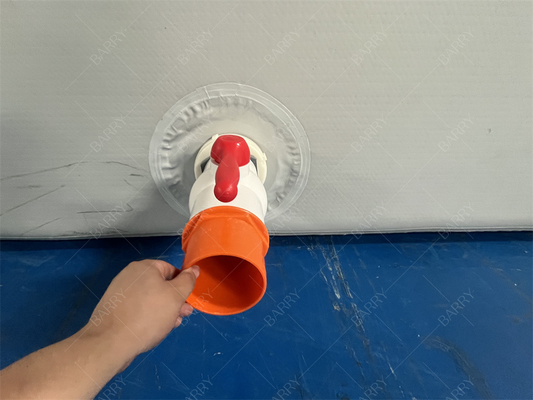 An toàn Thấm nóng khâu vải vật liệu mới bơm tùy chỉnh làm màu xám bơm bóng bể bơi cho trẻ em