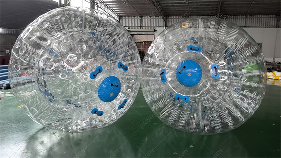 Bóng lăn Zorbing Hamster Điên 2.5m PVC TPU cho Trẻ Em và Người Lớn