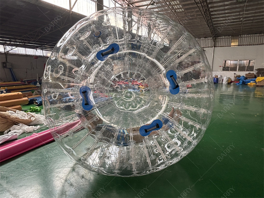 Bóng lăn Zorbing Hamster Điên 2.5m PVC TPU cho Trẻ Em và Người Lớn