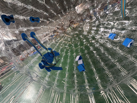 Bóng lăn Zorbing Hamster Điên 2.5m PVC TPU cho Trẻ Em và Người Lớn
