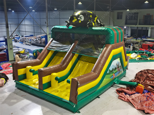 Giant Inflatable Jumping Bouncer Slide Obstacle Course Inflatable Game Obstacle Trampoline Park cho trẻ em và người lớn
