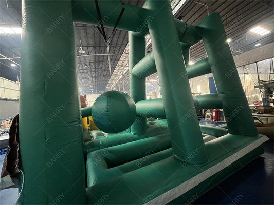 Giant Inflatable Jumping Bouncer Slide Obstacle Course Inflatable Game Obstacle Trampoline Park cho trẻ em và người lớn