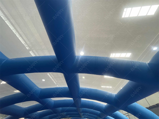 Sự kiện thương mại PVC mái vòm lều tắm rửa xe trú ẩn lều bơm cho hồ bơi khung kim loại