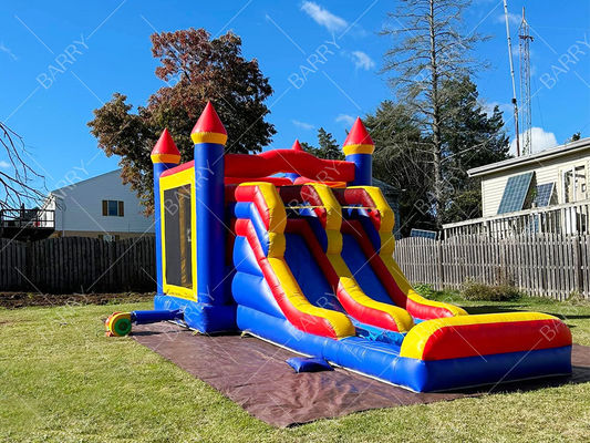 Thương mại nhảy lâu đài Bouncy House cho trẻ em nhảy lâu đài Blower thiết kế miễn phí