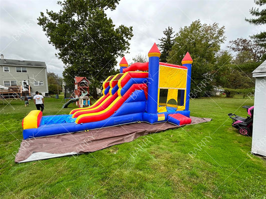 Thương mại nhảy lâu đài Bouncy House cho trẻ em nhảy lâu đài Blower thiết kế miễn phí