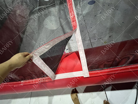 Bộ khung thành bóng đá bơm hơi tùy chỉnh, trò chơi thể thao quảng cáo cho tiệc bãi biển & sự kiện