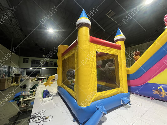 Cartoon PVC Lâu đài bơm Fun Bounce House Đối với công viên giải trí hoặc tiệc tùng