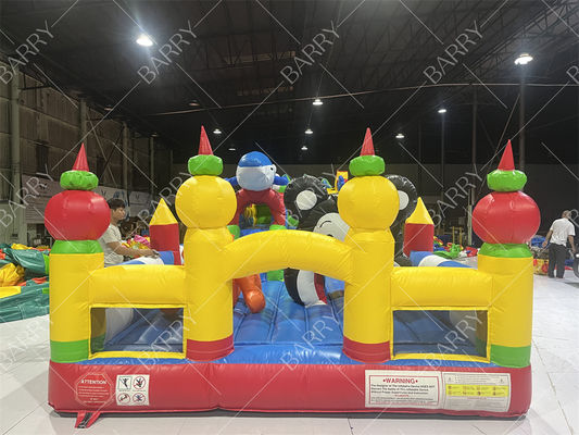 Newest Large Clown Bouncer Outdoor Amusement Park Inflatable Playground Party Rental Giant Castle For Kids Play
