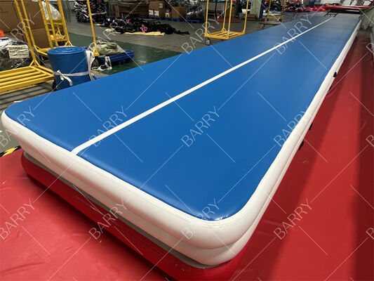 Air Mat Tumble Track Inflatable Gymnastics Tumbling Mat 6.6ft 10ft 13ft 16ft 20ft 23ft 26ft Training Mats 4/8 Inches